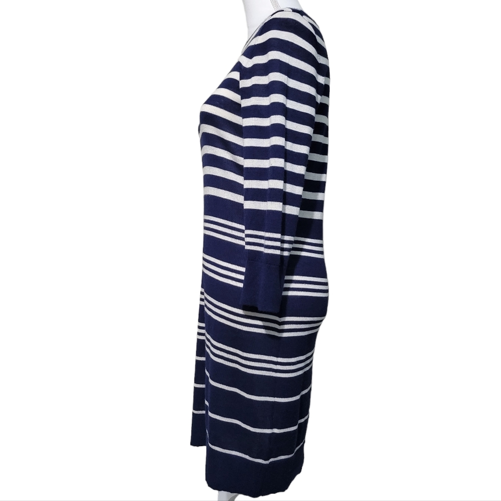 Equipment Silk Cashmere Blend Striped Sweater Dress - Picture 3 of 6